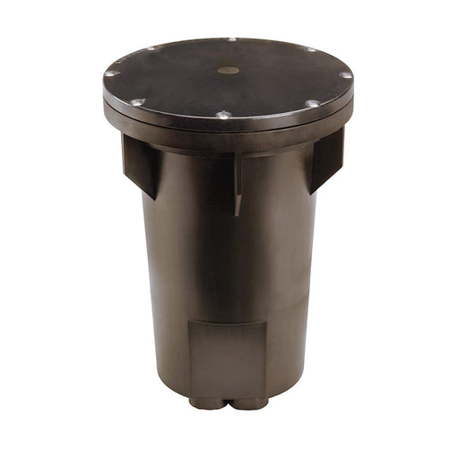 Kichler Standard Series 100W In Ground Transformer | Black Plastic | Landscape Lighting Power Supply | 13 x 9.5 x 9.5 in | Model 15IGT100