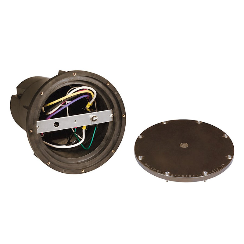 Kichler Standard Series 300W In Ground Transformer | Black Plastic | Landscape Lighting Power Supply | 13 x 9.5 x 9.5 in | Model 15IGT300