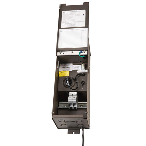 Kichler Plus Series 75W Outdoor Transformer | Textured Architectural Bronze Steel | Landscape Lighting | W 5 x H 16 x D 6 in | Model 15PL75AZT