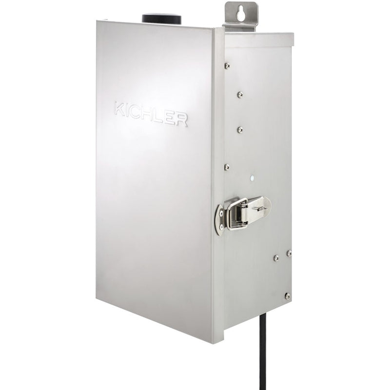 Kichler Smart Control Transformer 300W | Stainless Steel | 3-Zone Landscape Lighting | 13.78 x 7.4 x 6 in | Model 15SCT300SS