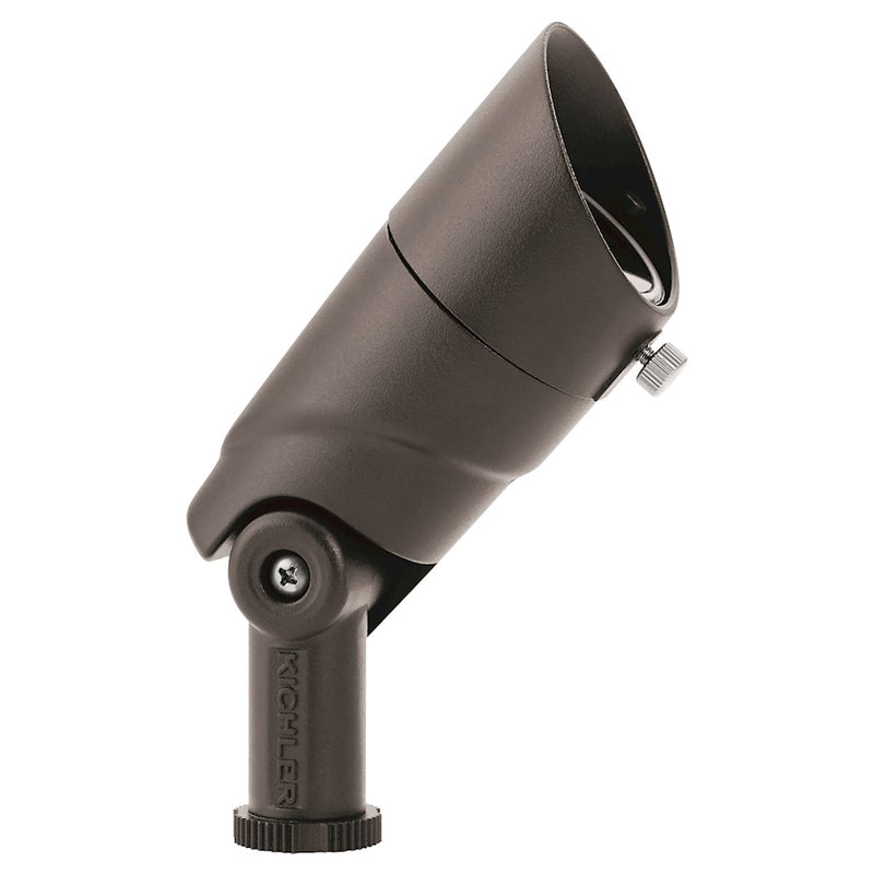 Kichler Adj Lumen Small Accent 35° 2700K Spot | Textured Architectural Bronze Aluminum | Landscape & Accent Lighting | Model 16016AZT27