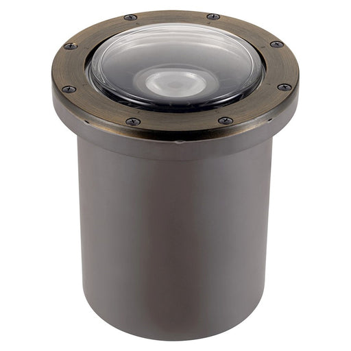Kichler VLO 8in LED In-Ground Accent Light | Brass Centennial Brass | Landscape & Pathway | 7 x 8 in | Model 16023CBR27