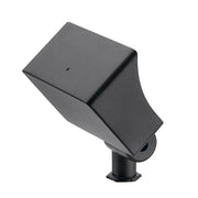Kichler VLO Mini Wall Wash 5in LED Flood Light | Utilitarian Textured Black Aluminum | Outdoor Landscape & Accent | 600 Lumens | Model 16026BKT27