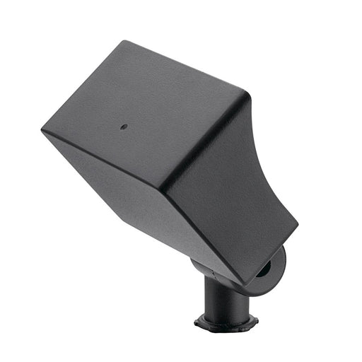 Kichler VLO Mini Wall Wash 5in LED Flood Light | Utilitarian Textured Black Aluminum | Outdoor Landscape & Accent | 600 Lumens | Model 16026BKT27