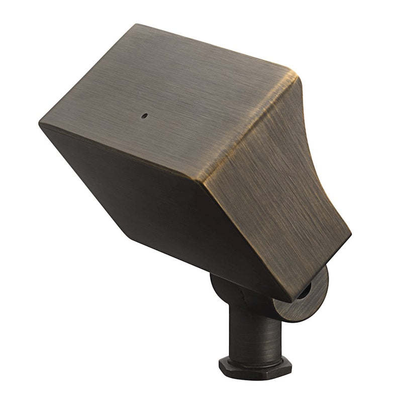 Kichler LED Integrated Wash Mini VLO Flood 30K | Utilitarian Centennial Brass Brass | Outdoor Wall Wash & Accent Lighting | Model 16026CBR30