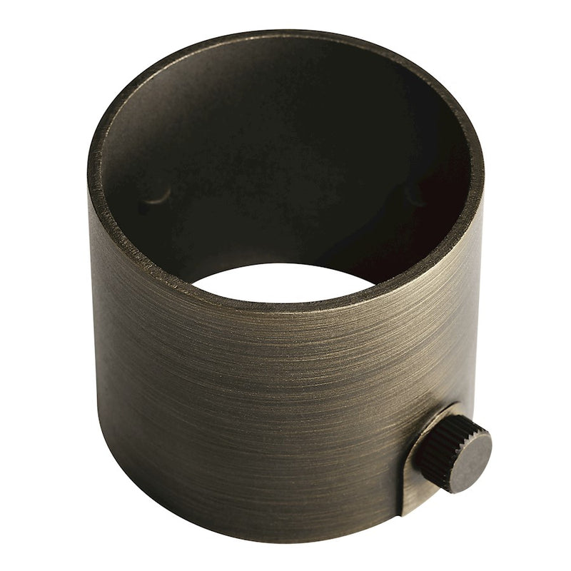 Kichler Small 360 Degree Cowl | Centennial Brass Brass | Outdoor Light Accessory | 2 x 2 in | Model 16069CBR