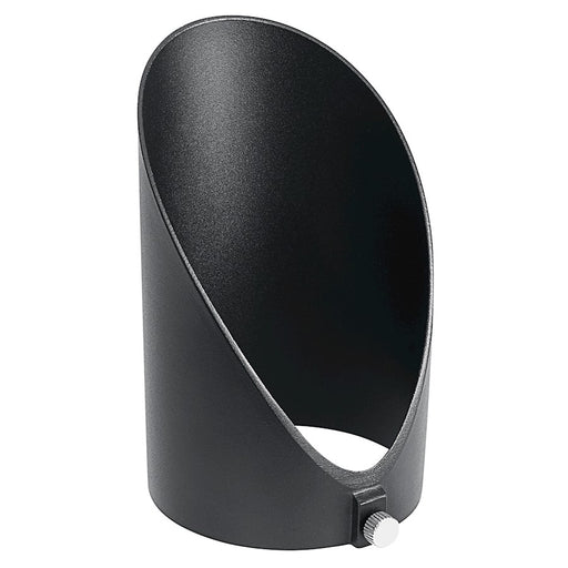 Kichler Gen 1.5 Accent Long Cowl BKT | Textured Black Aluminum | Landscape Accent Light | 5 x 3.5 x 3.5 in | Model 16076BKT