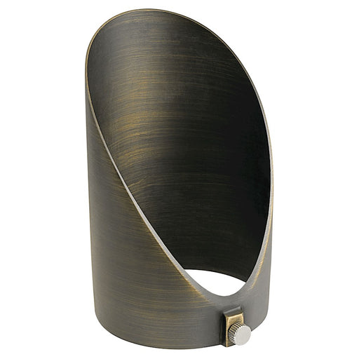 Kichler Gen 1.5 Accent Long Cowl | Centennial Brass | Landscape Lighting Accessory | 5 x 3.5 x 3.5 in | Model 16076CBR