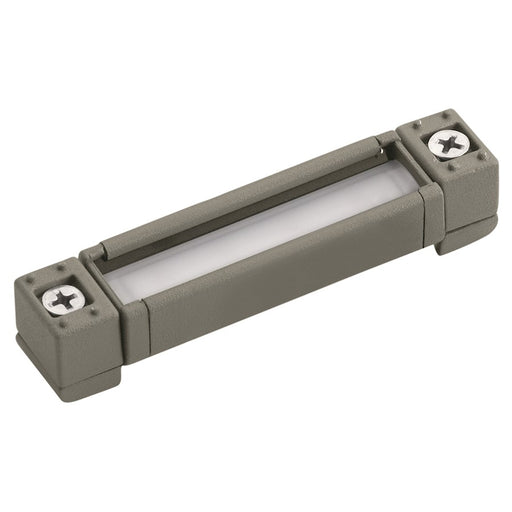 Kichler Landscape LED 3in Hardscape Light | Gray Aluminum | Walkway & Garden Accent | 3.5 x 3 x 0.75 in, 2700K, 10 Lumens | Model 16100GRY27