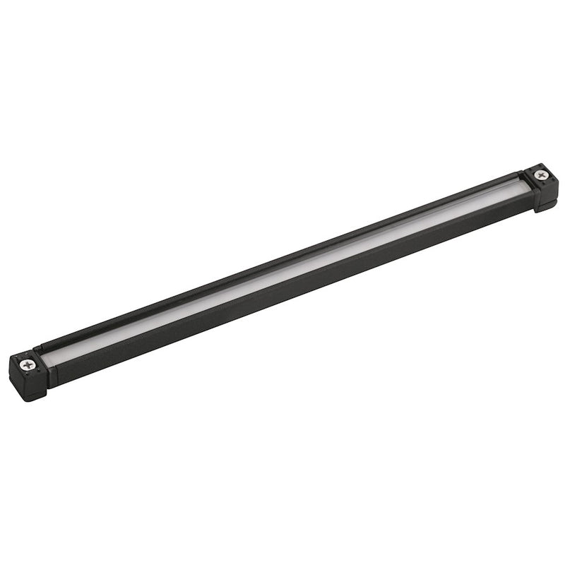 Kichler 12in LED Hardscape Light | Textured Black Aluminum | Pathway & Wall Accent | 12 x 3 x 1 in | Model 16102BKT30