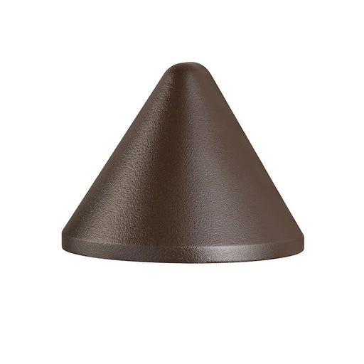 Kichler Fundamentals LED Deck Light 3000K | Utilitarian Textured Architectural Bronze | Deck & Step Lighting | 3.25 x 2.5 in | Model 16110AZT30