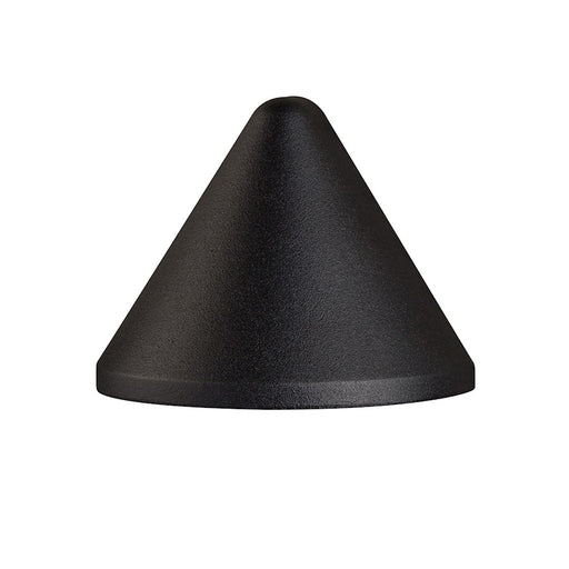 Kichler Fundamentals 3in LED Deck Light 2700K | Textured Black | Landscape & Step Lighting | 3.25 x 2.5 in, Wet Rated | Model 16110BKT27