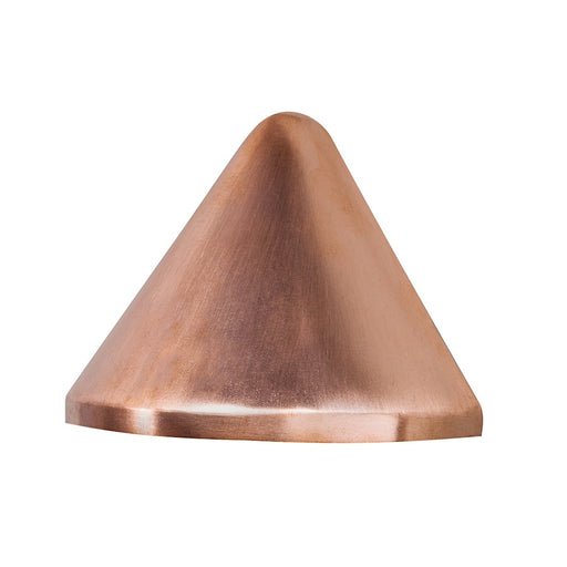 Kichler Fundamentals 3in LED Deck Light | Utilitarian Copper Finish | Outdoor Landscape & Step Lighting | 3.25 x 2.5 in | Model 16110CO27