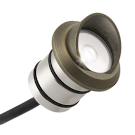 Kichler Mini All-Purpose Cowl Accessory | Utilitarian Brass | Lighting Fixture Accent | 2.25 x 2.25 x 1 in | Model 16142CBR