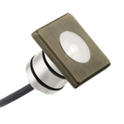 Kichler Mini All-Purpose Square Access | Centennial Brass Brass | Lighting Accessory | 2.5 x 2.5 x 0.25 in | Model 16147CBR