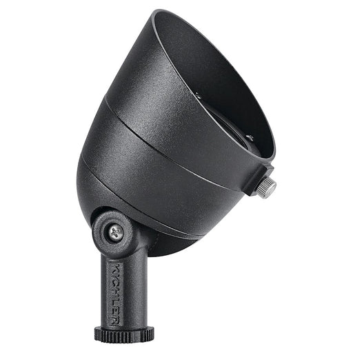 Kichler Landscape 3000K LED 300L 60° Wide Flood | Textured Black Aluminum | Outdoor Pathway & Accent | Model 16155BKT30