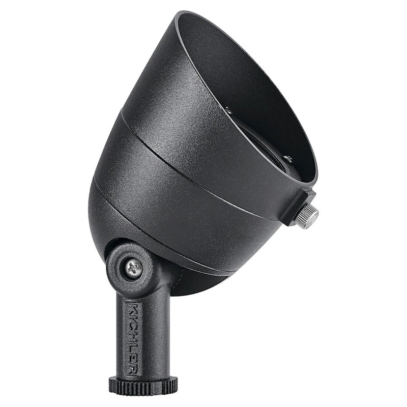 Kichler Landscape 3000K LED 500 Lumen 35° Flood Light | Textured Black Aluminum | Outdoor Landscape & Accent | 3.5 x 3.25 x 4.5 in | Model 16157BKT30
