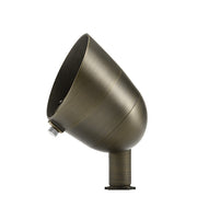 Kichler Landscape 4in LED 500Lm 35° Flood | Centennial Brass Steel | Outdoor Landscape Accent | 3.5 x 3.25 x 4.5 in | Model 16157CBR27