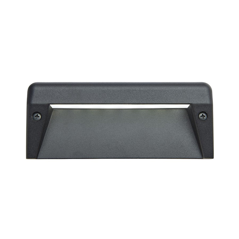 Kichler Landscape LED 6in Surface Mount Light | Soft Modern Textured Black Aluminum | Outdoor Path & Accent | Model 16172BKT27