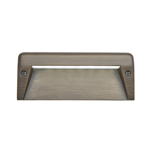 Kichler Landscape LED 6in 1-Light Surface Mount | Soft Modern Centennial Brass | Pathway & Garden Accent | 6 x 1 x 3 in | Model 16172CBR27