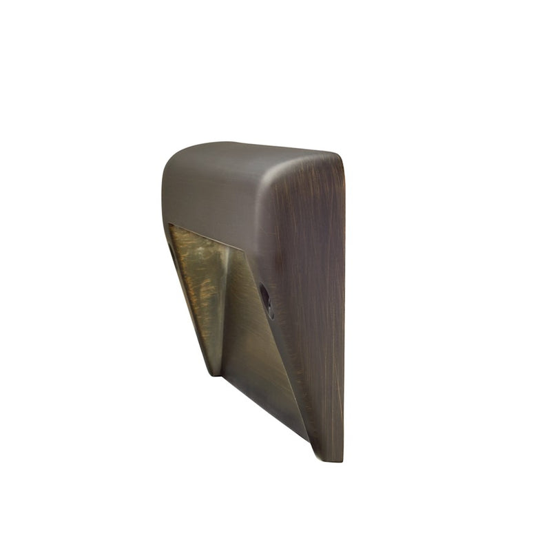 Kichler Landscape LED 6in 1-Light Surface Mount | Soft Modern Centennial Brass | Pathway & Garden Accent | 6 x 1 x 3 in | Model 16172CBR27