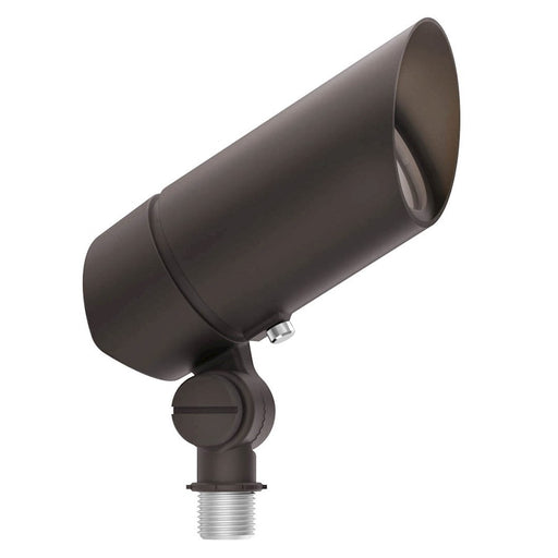Kichler 16193AZTNL 6in 1-Light Landscape Accent LED Kit | Utilitarian Cast Aluminum Architectural Bronze | Garden & Pathway | Model 16193AZTNL