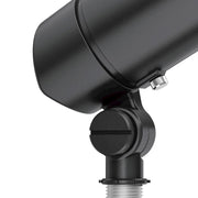 Kichler Landscape 6in 1-Light LED Accent Kit | Utilitarian Textured Black Cast Aluminum | Outdoor Landscape & Garden | 6 x 2 x 4 in | Model 16193BKT