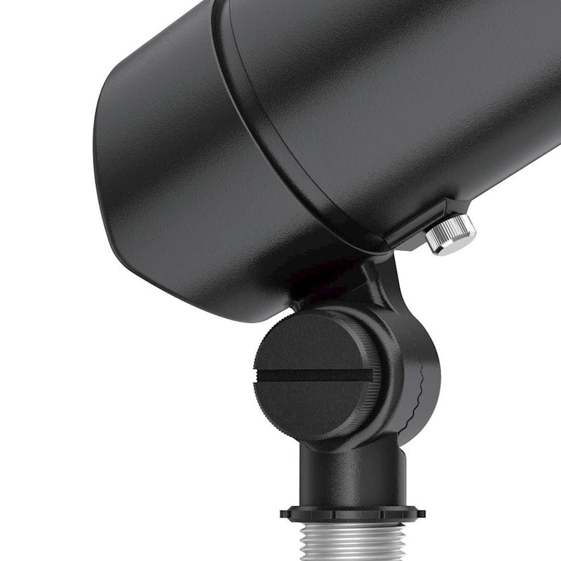 Kichler Landscape 6in 1-Light LED Accent Kit | Utilitarian Textured Black Cast Aluminum | Outdoor Landscape & Garden | 6 x 2 x 4 in | Model 16193BKT