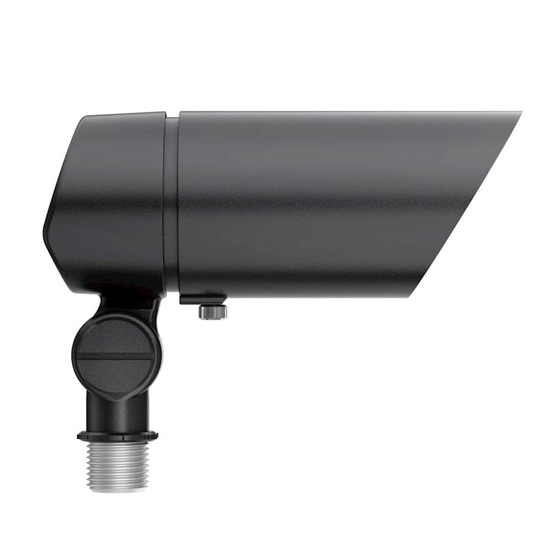 Kichler Landscape 6in 1-Light LED Accent Kit | Utilitarian Textured Black Cast Aluminum | Outdoor Landscape & Garden | 6 x 2 x 4 in | Model 16193BKT