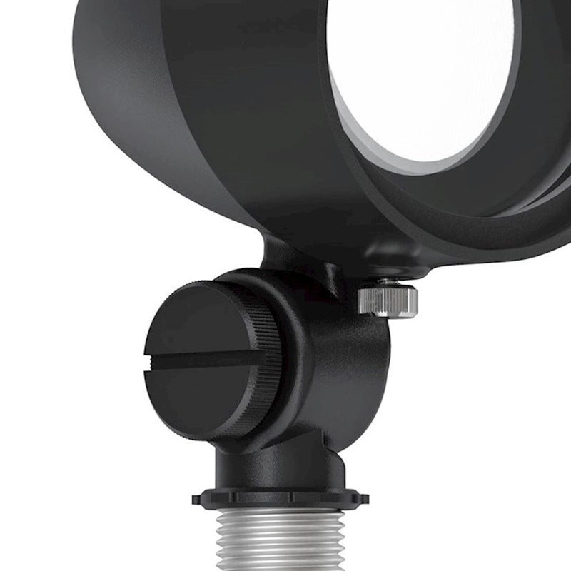 Kichler Landscape LED Flood Kit | Black Textured Cast Aluminum | Utilitarian Outdoor Flood Light | 3.4 x 3.75 x 5.28 in | Model 16194BKT
