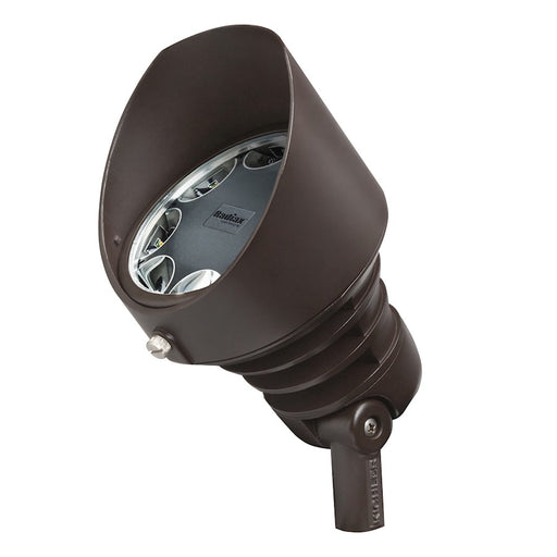 Kichler Landscape LED 6.5in 29W LED Accent Light | Bronzed Brass Brass Body | Garden & Pathway Spotlight | 3000K 80 CRI Wet Rated | Model 16204BBR30