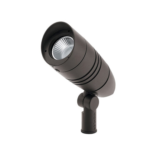 Kichler C-Series 7in 1-Light Accent Light | Textured Architectural Bronze Aluminum | Landscape & Pathway Lighting | 750 Lumens | Model 16212AZT40