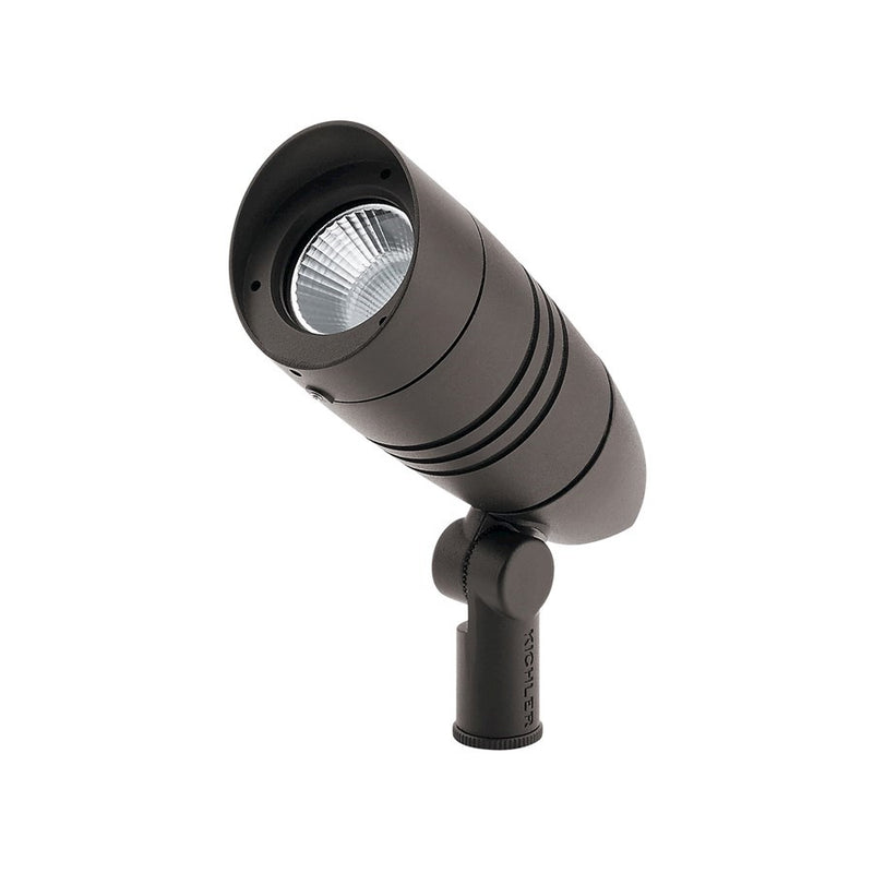 Kichler C-Series 7in Outdoor Accent Light 750Lm 40Deg | Textured Architectural Bronze Aluminum | Landscape & Accent | Model 16213AZT40