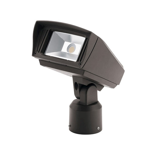 Kichler C-Series 7in 1-Light Flood Light | Textured Architectural Bronze Aluminum | Outdoor Landscape & Security | 2000 Lumens | Model 16222AZT40SL