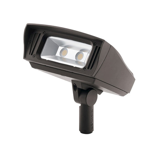 Kichler C-Series Flood 7in 4200Lm 40K | Textured Architectural Bronze Aluminum | Outdoor Security & Area Lighting | 7 x 6 x 6 in | Model 16224AZT40