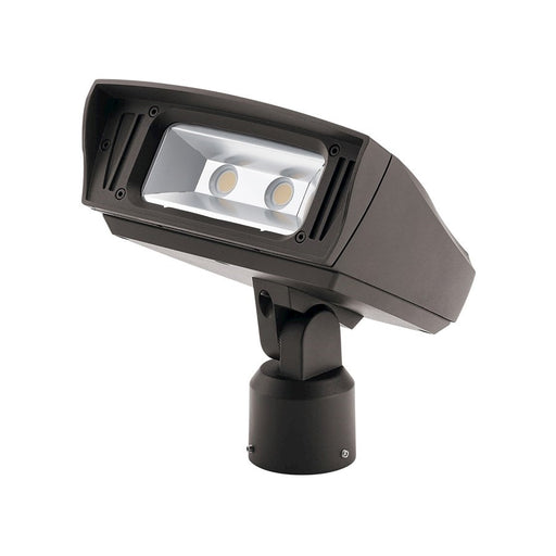 Kichler C-Series 52W LED Flood Light | Textured Architectural Bronze Aluminum | Outdoor Security & Landscape | 4200 Lumens | Model 16224AZT40SL