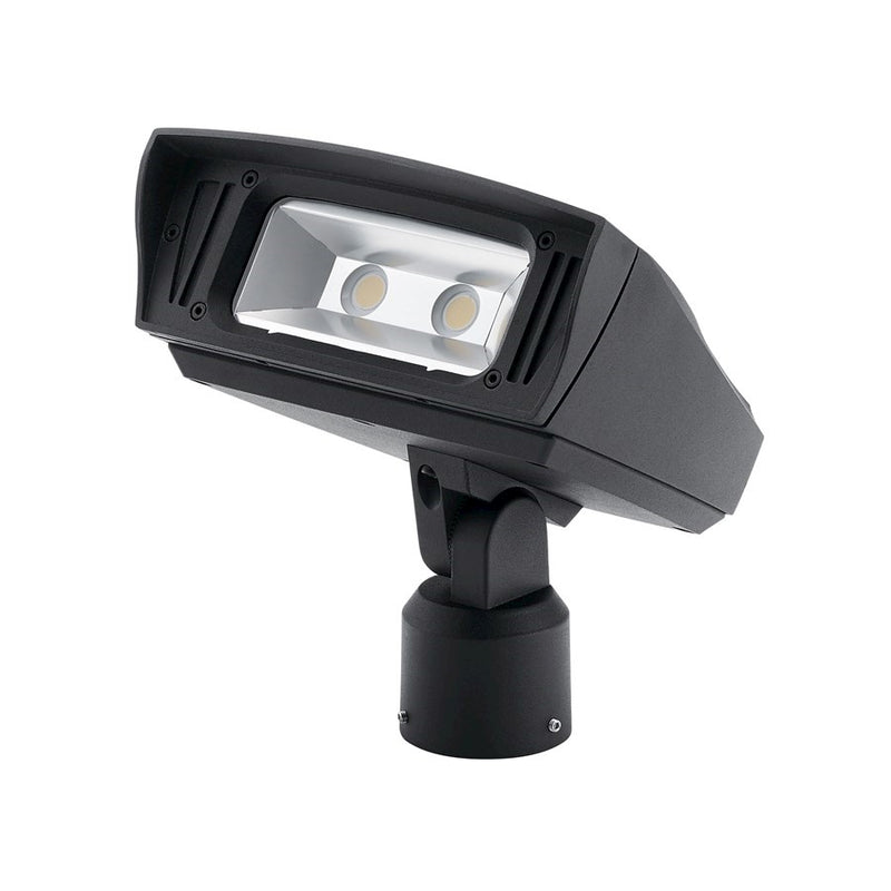 Kichler C-Series 7in 1-Light Flood Light | Textured Black Aluminum | Outdoor Security & Landscape | 4200 Lumens 4000K | Model 16224BKT40SL