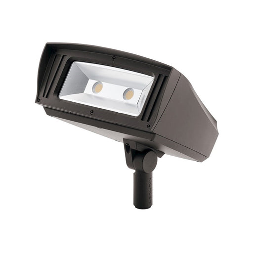 Kichler C-Series 7in 1-Light Flood Light | Textured Architectural Bronze Aluminum | Outdoor Security & Commercial | 7300 Lumens | Model 16225AZT40