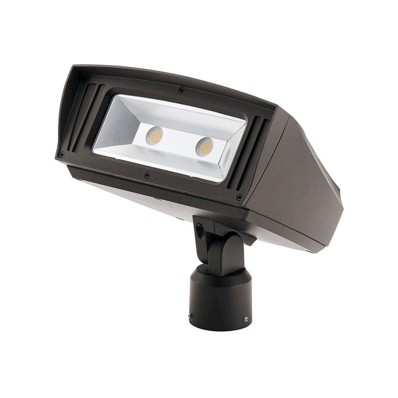Kichler C-Series 85W LED Flood Light | Textured Architectural Bronze Aluminum | Outdoor Security & Area Lighting | 7300 Lumens | Model 16225AZT40SL