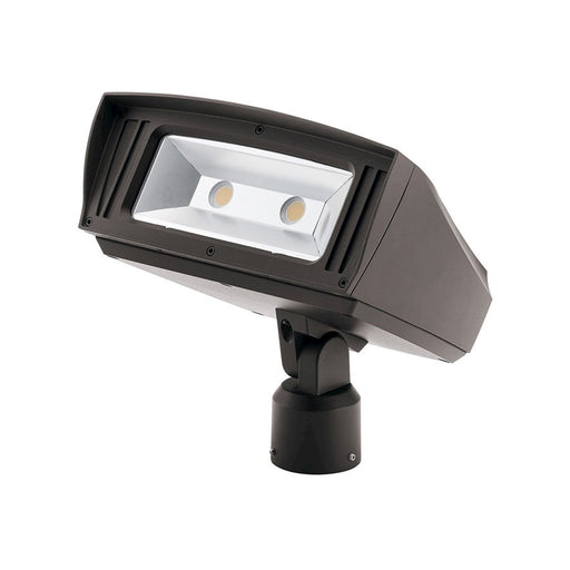 Kichler C-Series 85W LED Flood Light | Textured Architectural Bronze Aluminum | Outdoor Security & Area Lighting | 7300 Lumens | Model 16225AZT40SL