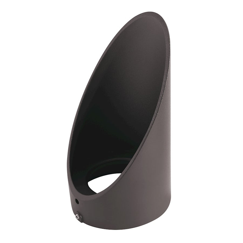 Kichler C-Series Long Cowl Small Accent | Textured Architectural Bronze Aluminum | Indoor Accent Lighting | 2.75 x 5.5 in | Model 16280AZT