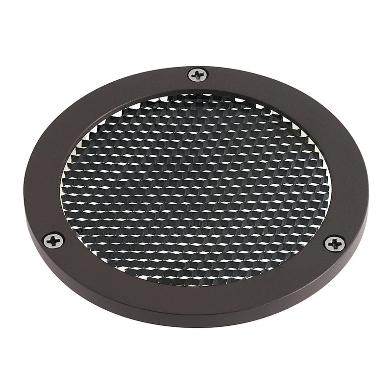 Kichler C-Series Large Louver | Textured Architectural Bronze Aluminum | Outdoor Accent Light Shield | 12 x 12 x 4 in | Model 16283AZT