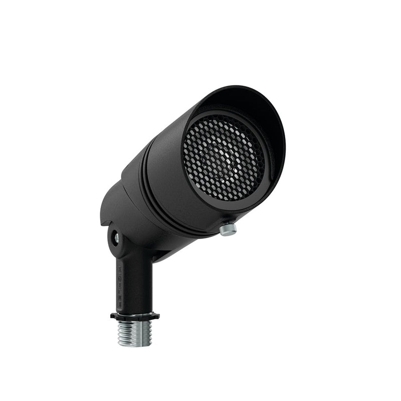 Kichler Varia Medium Hex Louver | Textured Black Plastic | Landscape Light Shield | 0.2 in H | Model 16297BK