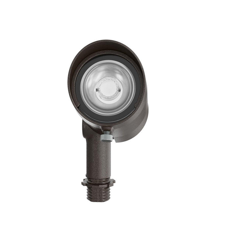 Kichler Integra 5in Accent Light | Textured Architectural Bronze Aluminum | Landscape & Accent Lighting | 600 lm, 2700K, Dimmable | Model 16304AZT27