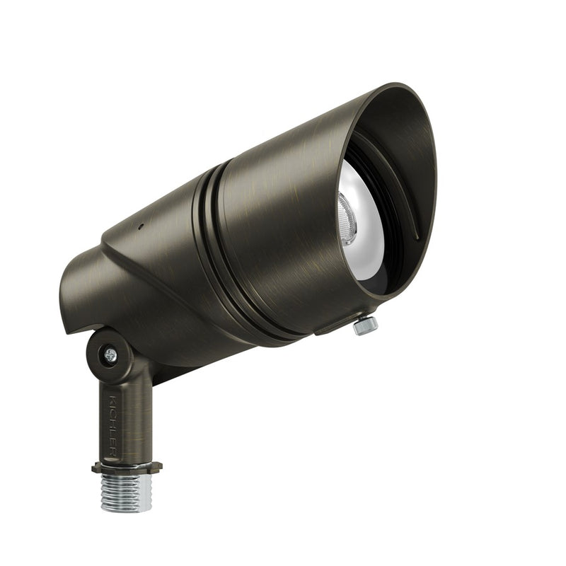 Kichler Varia Large Adj. Accent Light | Centennial Brass Brass | Indoor & Outdoor Wet Locations | 7 x 4 x 3 in | Model 16312CBR