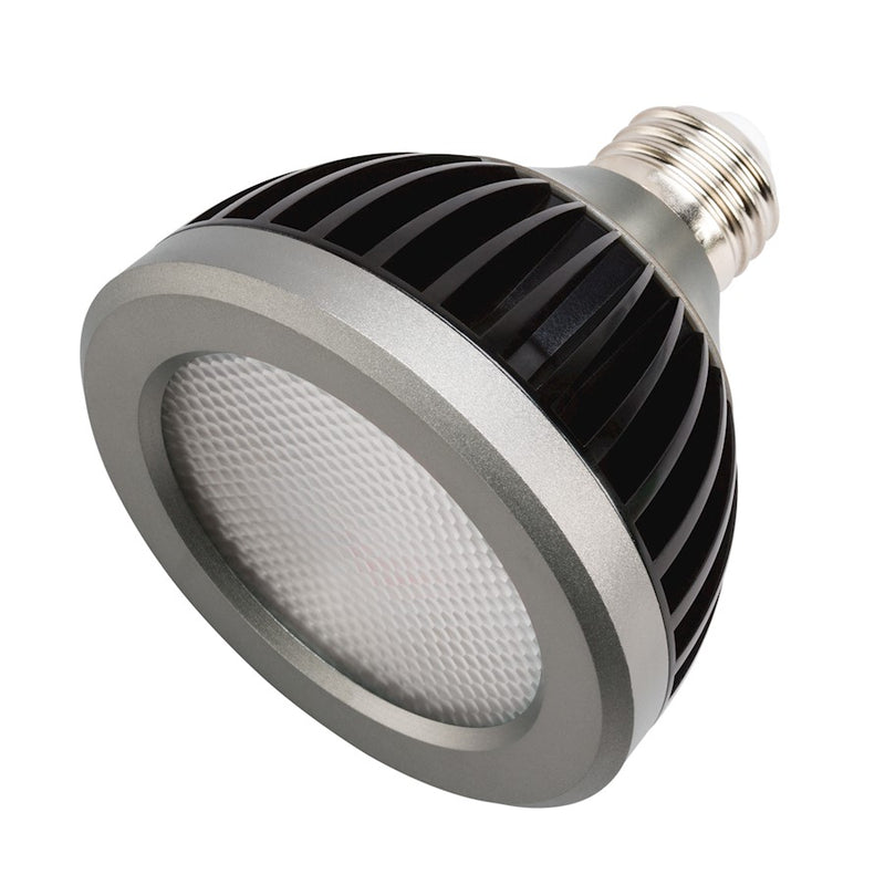 Kichler PAR30 13W LED Bulb | 2700K Warm White 25° Beam | Wet Location Landscape & Accent | 3.75 x 3.75 x 3.5 in | Model 18087