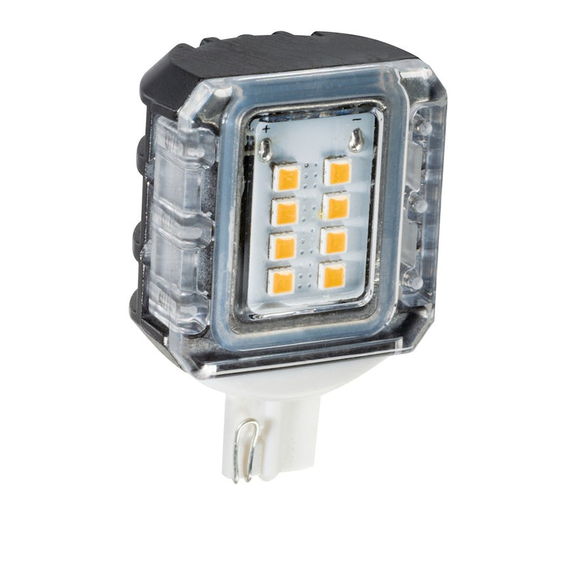 Kichler Landscape 12V LED T5 Side Mount Lamp | Clear Aluminum | Path & Step Lighting | 130 Lumens, 3000K, 120° Beam | Model 18121