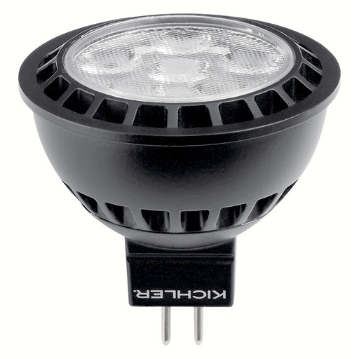 Kichler Landscape 6 Light 12V LED Lamps Mr16 7W, Black