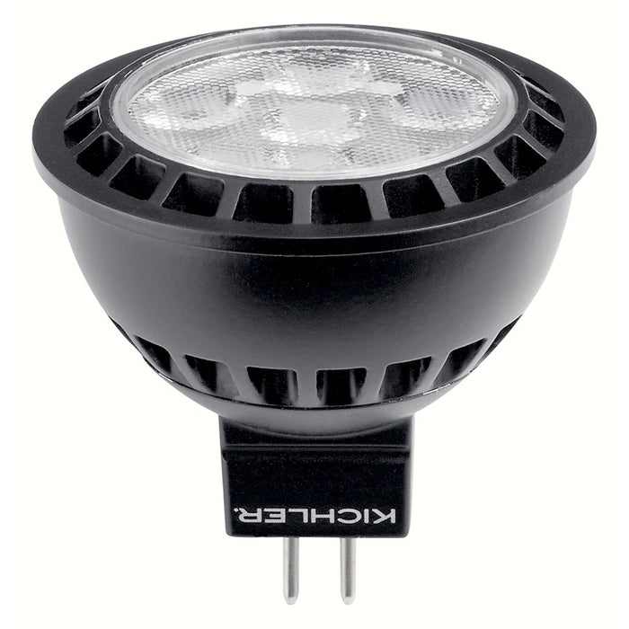 Kichler Landscape 6 Light 12V LED Lamps Mr16 7W, Black