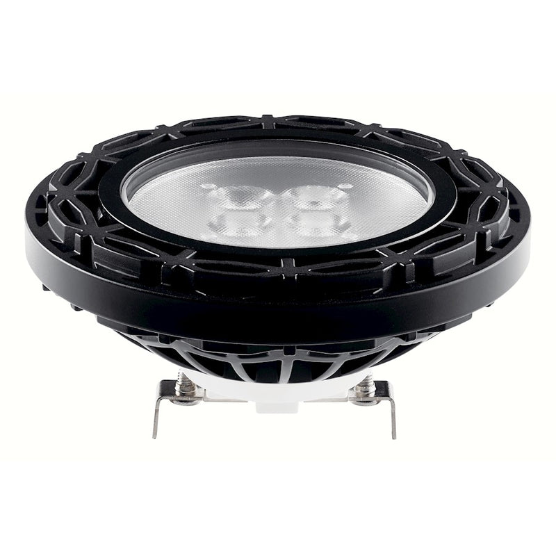 Kichler Landscape 4-Light PAR36 LED Landscape Light | Black Aluminum | Outdoor Pathway & Garden | 4.5 x 4.5 x 2.25 in | Model 18180